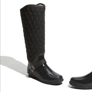 Sperry Hingham Quilted Rain Boots. Size 9.